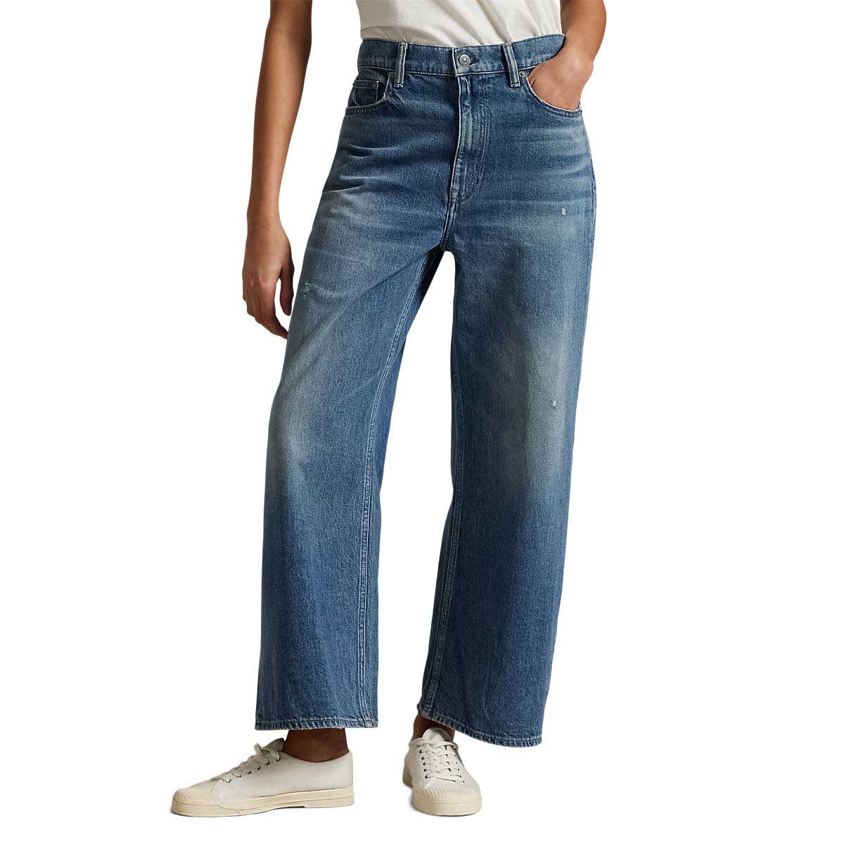 Polo Ralph Lauren High Rise Wide Leg Crop Jean